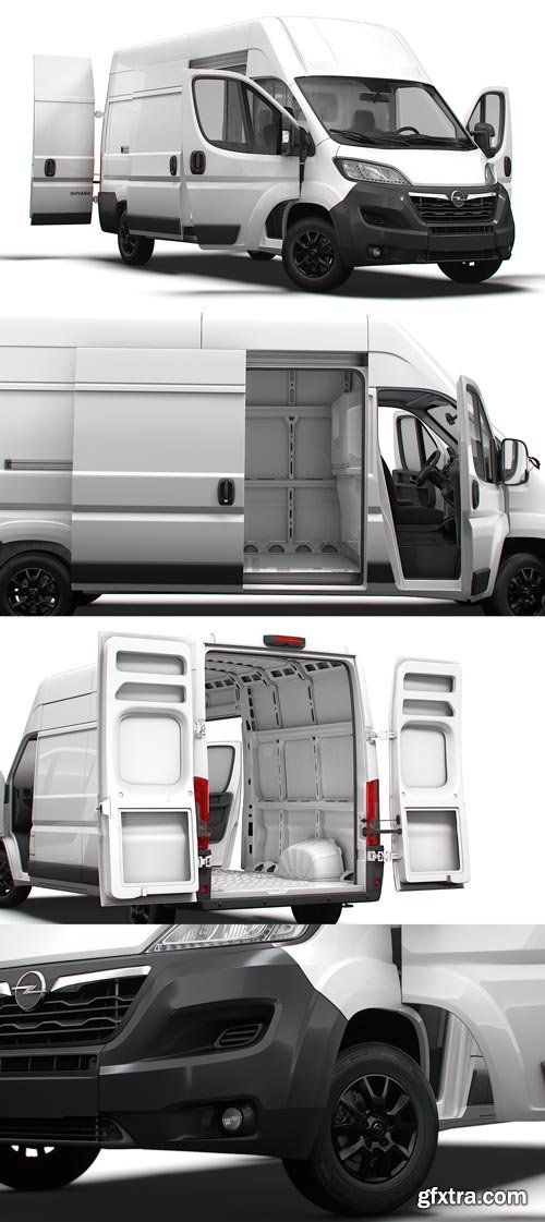 Opel Movano Van L3H3 HQ Interior 2023 Model