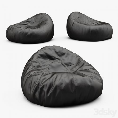 Grand Leather Bean Bag Chair