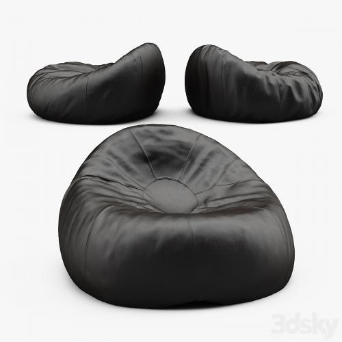 Grand Leather Bean Bag Chair