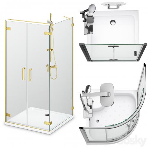 Shower enclosures and doors Radaway set 165