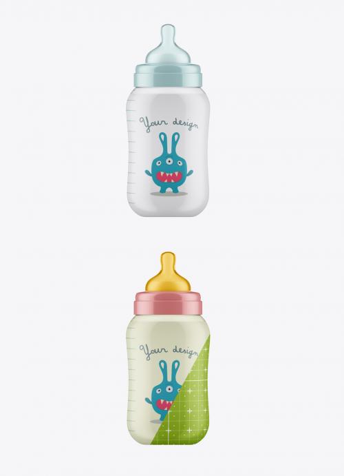 Baby Bottle Mockup