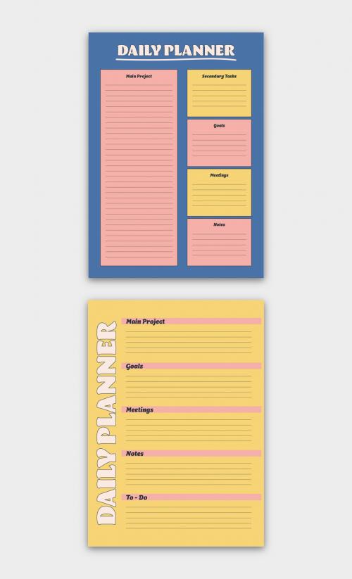 Soft Pop Style Planner