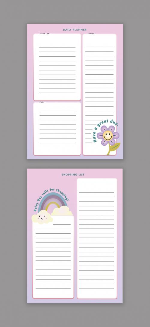 Soft Pop Style Planner