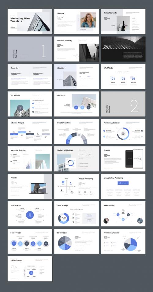 Marketing Plan Presentation Layout