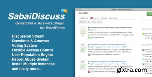 CodeCanyon - Sabai Discuss -  Q&A forum plugin for WordPress v1.4.17 - 3455723 - Nulled