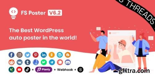 CodeCanyon - FS Poster - WordPress Social media Auto Poster & Scheduler [Facebook, Instagram, Twitter, Pinterest] v6.5.8 - 22192139 - Nulled