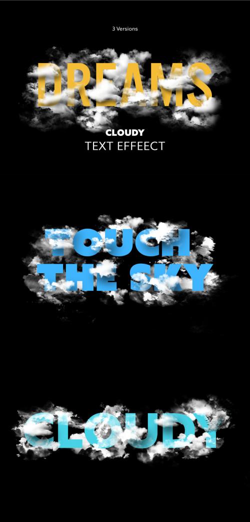 Cloudy Text Effect