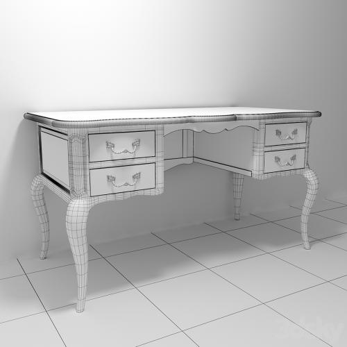 Writing desk with drawers Chateau HQR1, tile BRITANIA GALES from Realonda