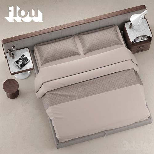 Bed FLOU LETTO ERMES