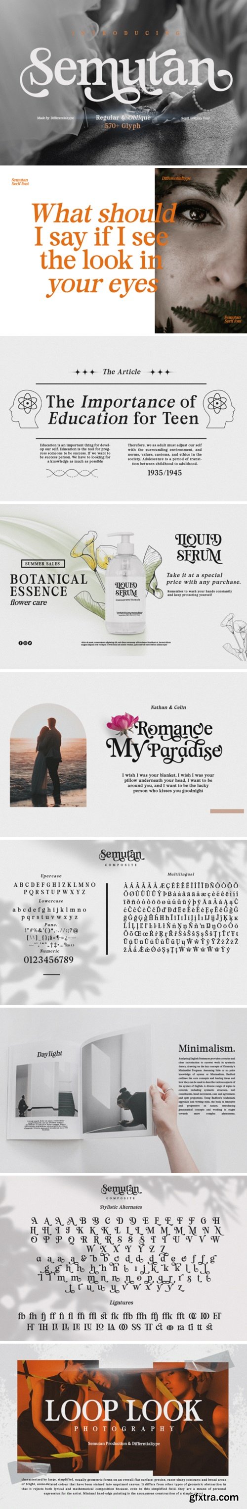 CM - Semutan - Serif Display Font 94598246