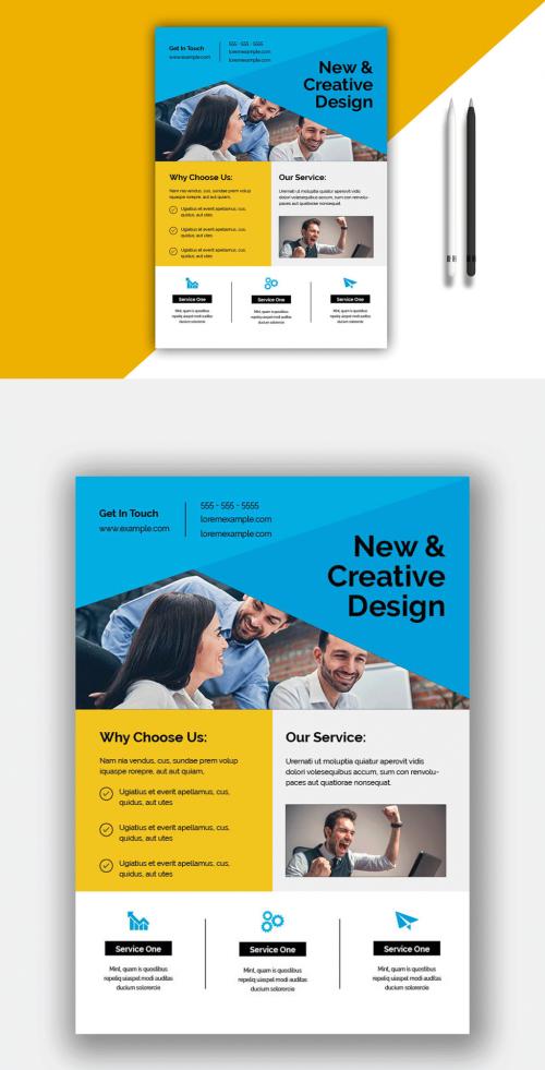 New Creative Design Flyer Layout