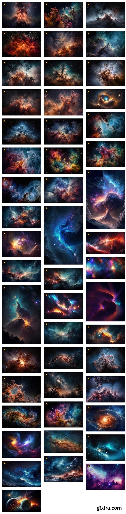 Premium Photo Collections - Nebulae - 100xJPG