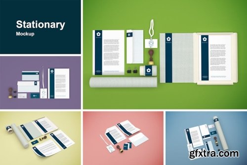 Stationary Branding Mockup Collections 13xPSD-GFXTRA.COM