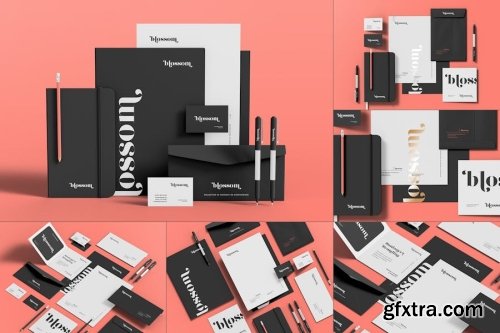 Stationary Branding Mockup Collections 13xPSD-GFXTRA.COM