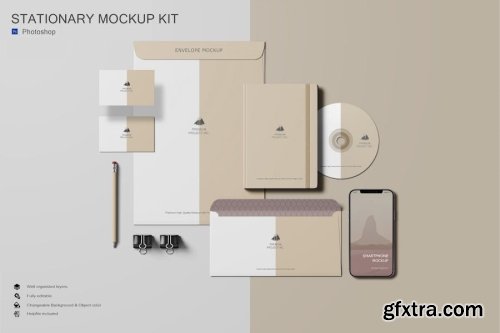 Stationary Branding Mockup Collections 13xPSD-GFXTRA.COM