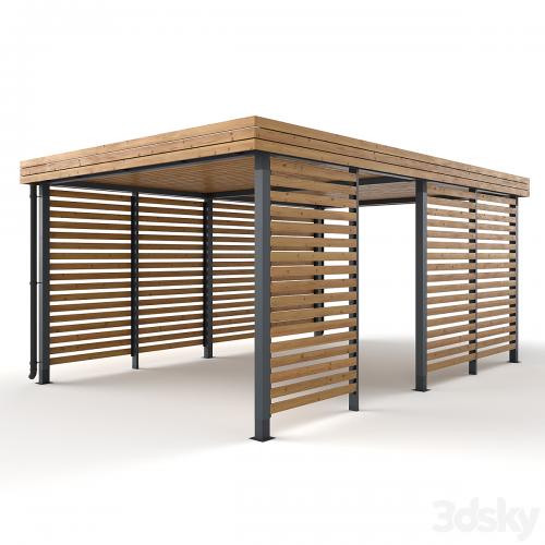 Wooden pergola canopy 4