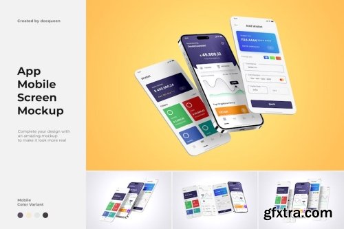 App Mobile Screen Mockup Collections 9xPSD-GFXTRA.COM