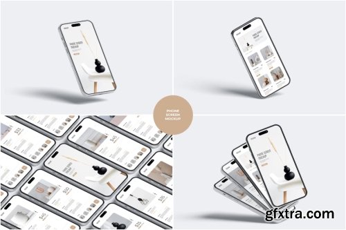 App Mobile Screen Mockup Collections 9xPSD-GFXTRA.COM