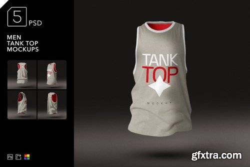 Man Vest Mockup Collections 6xPSD-GFXTRA.COM