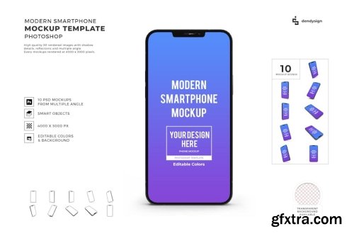 iPhone Mockup Collections 11xPSD