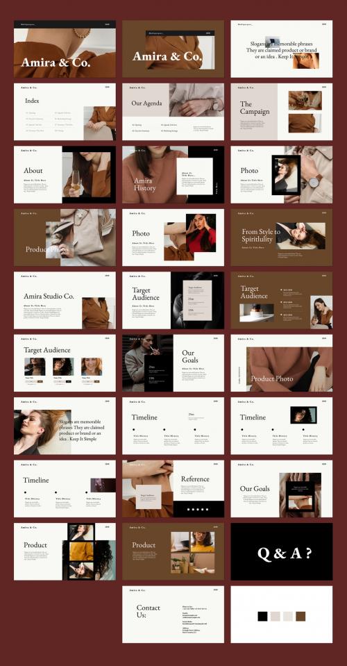 Amira Minimal Presentation Layout