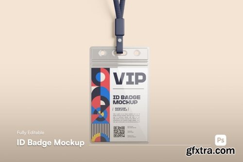 ID Badge Mockup Collections 13xPSD-GFXTRA.COM