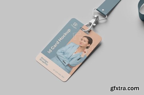 ID Badge Mockup Collections 13xPSD-GFXTRA.COM