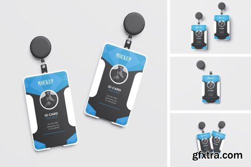 ID Badge Mockup Collections 13xPSD-GFXTRA.COM