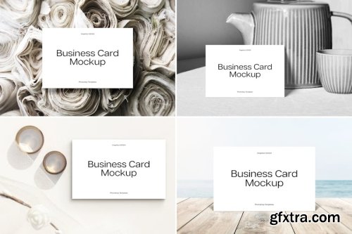 Business Card Mockup Collections 13xPSD-GFXTRA.COM