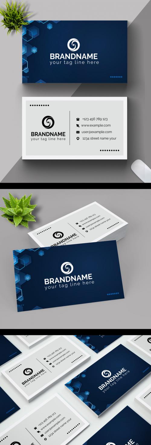 Classic Simple Business Card Layout