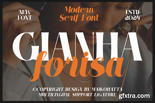 Gianha Forisa - Modern Serif Font ZV5NUX8