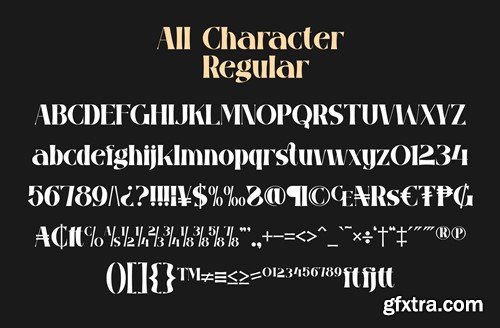 Gianha Forisa - Modern Serif Font ZV5NUX8