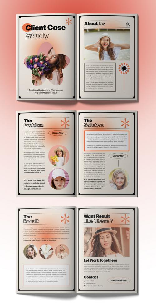 Creative Case Study Layout