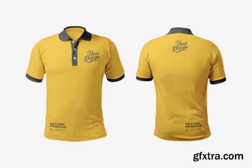 Polo Shirt Mockup Collections 6xPSD-GFXTRA.COM