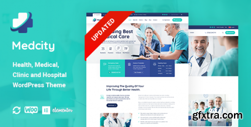 Themeforest - Medcity - Health &amp; Medical WordPress Theme 29545585 v1.1.0 - Nulled