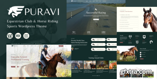 Themeforest - Puravi - Equestrian Club &amp; Horse Riding Sports Theme 49745251 v1.0.1 - Nulled