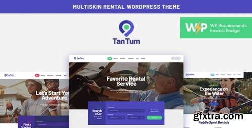 Themeforest - TanTum | Car, Scooter, Boat &amp; Bike Rental Services WordPress Theme 24757667 v1.1.10 - Nulled