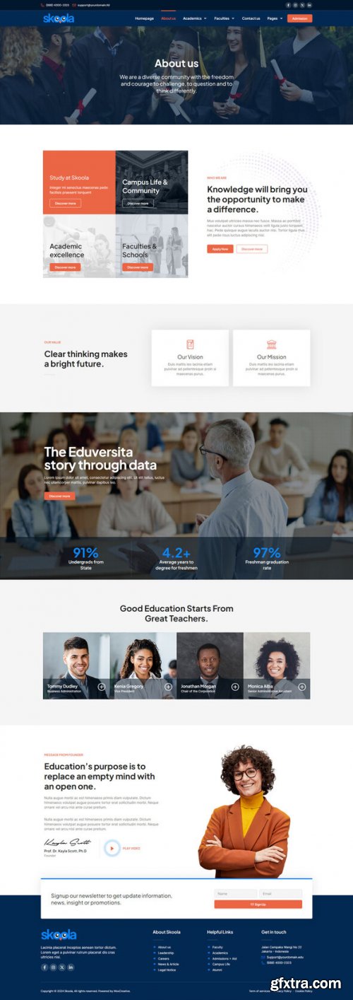 Themeforest - Skoola - University &amp; School Elementor Pro Template Kit 51584084 v1.0.0 - Nulled