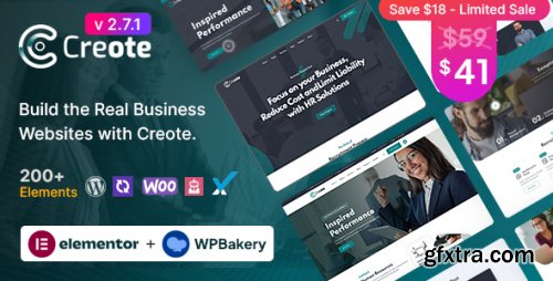 Themeforest - Creote - Corporate &amp; Consulting Business WordPress Theme 34450141 v2.7.2 - Nulled