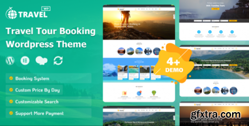 Themeforest - Travel Tour Booking WordPress Theme 19029758 v2.0.3 - Nulled