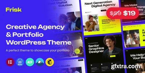 Themeforest - Frisk - Creative Agency &amp; Portfolio WordPress Theme 51094600 v1.0 - Nulled