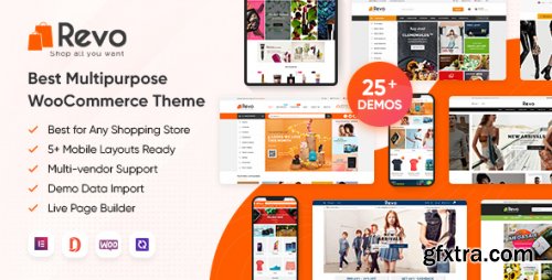 Themeforest - Revo - Multipurpose Elementor WooCommerce WordPress Theme (25+ Homepages &amp; 5+ Mobile Layouts) 18276186 v4.0.23 - Nulled