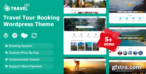 Themeforest - Travel Tour Booking WordPress Theme 19029758 v2.0.3 - Nulled