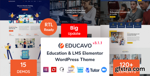 Themeforest - Educavo - Education WordPress Theme 28715006 v3.1.1 - Nulled