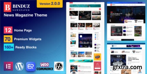 Themeforest - Binduz - Blog Magazine Newspaper Theme 31783652 v2.2.0 - Nulled