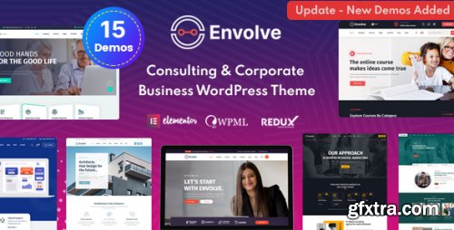 Themeforest - Envolve - Consulting Business WordPress Theme 28748459 v2.0 - Nulled