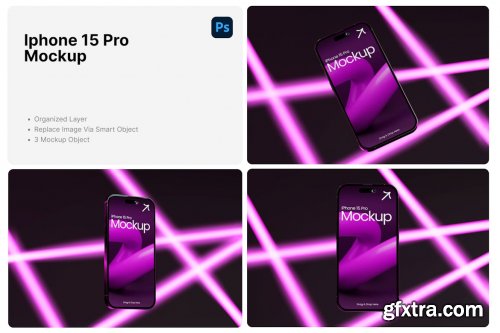 Iphone 15 Pro Mockup B7T99P5