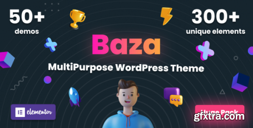 Themeforest - Baza - Creative MultiPurpose WordPress Theme 33613349 v1.28 - Nulled