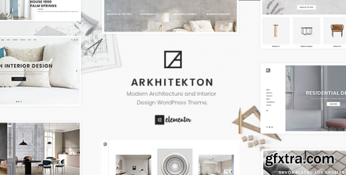 Themeforest - Arkhitekton - Modern Architecture and Interior Design WordPress Theme 23443282 v1.3.1 - Nulled