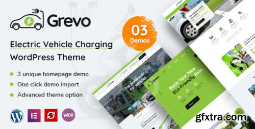 Themeforest - Grevo - Electric Vehicle Charging WordPress Theme 35060308 v1.8 - Nulled